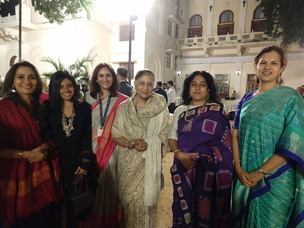 Royal Textiles of India-5th Walking hand in Hand event. Lukshmi Vilas palace Baroda, Jan 2020