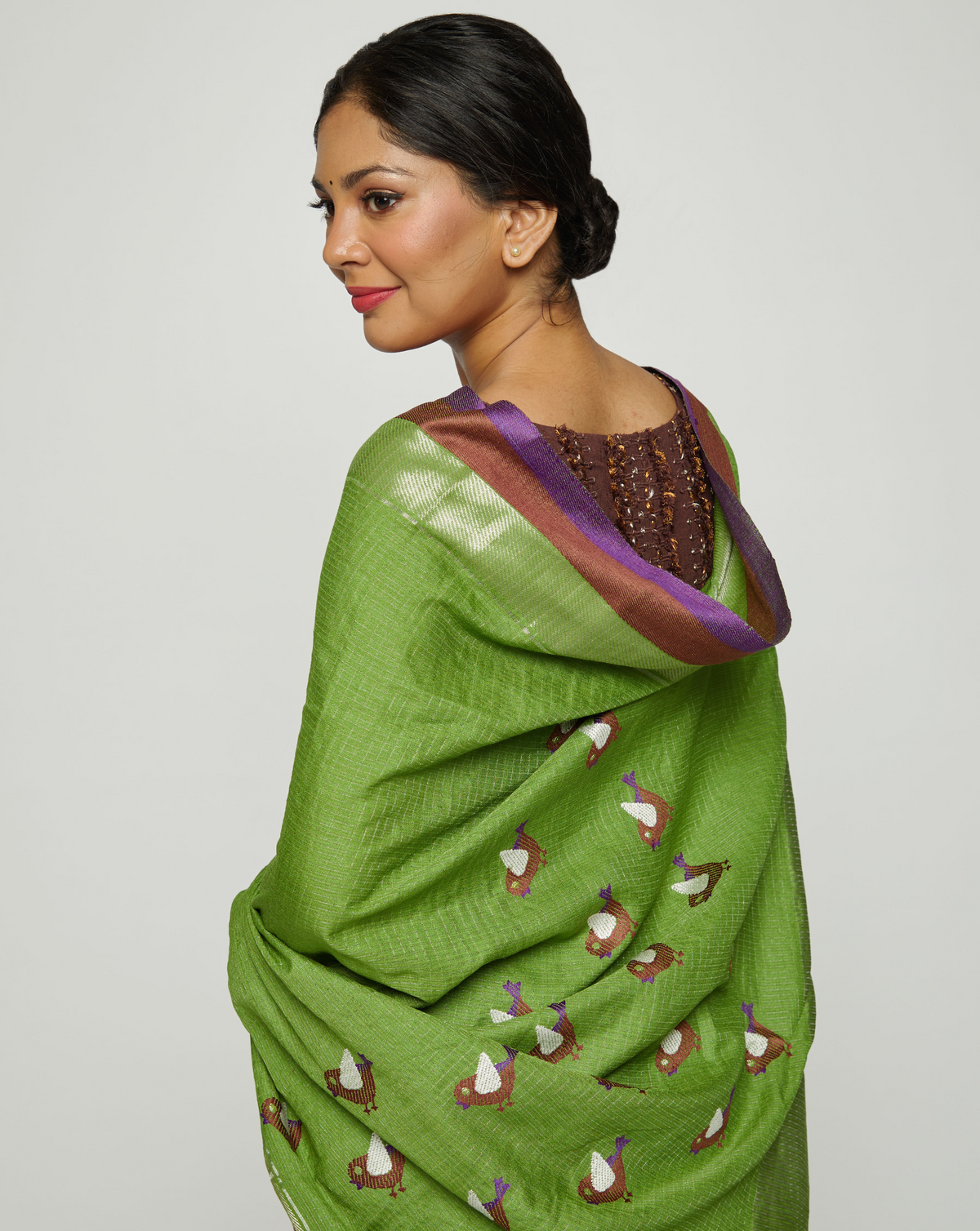 Haritah Handwoven Eri Silk Saree