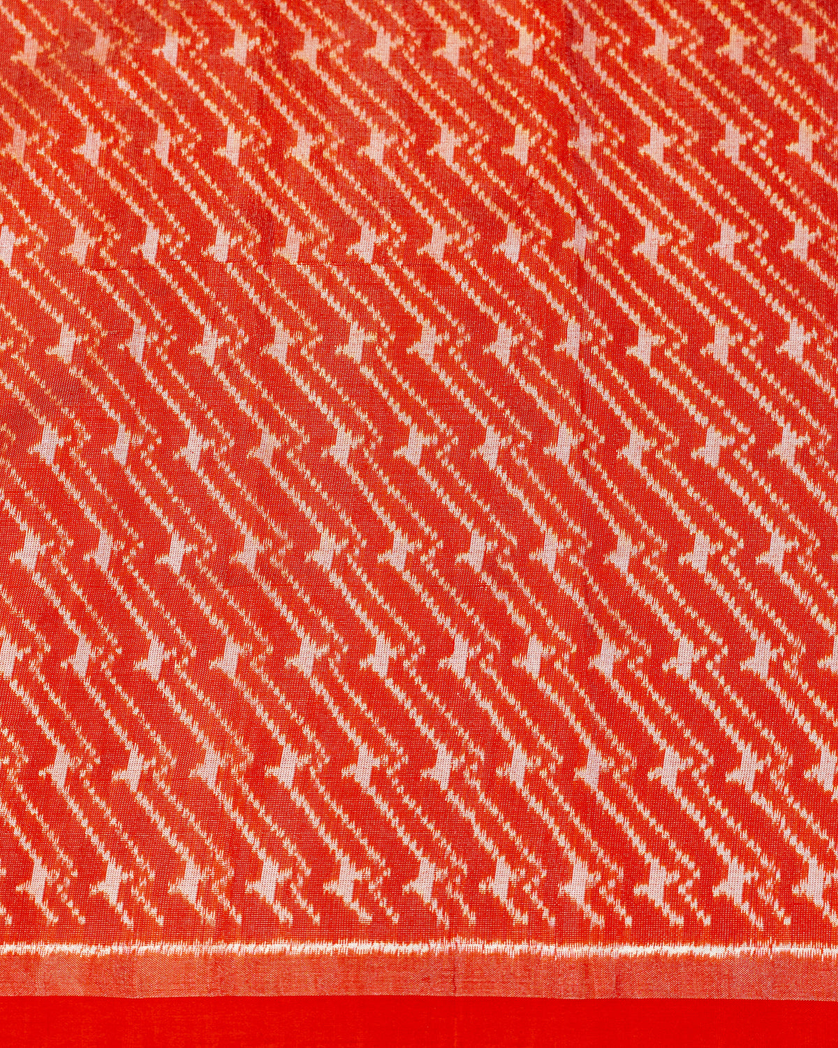 Rich Red Ikat