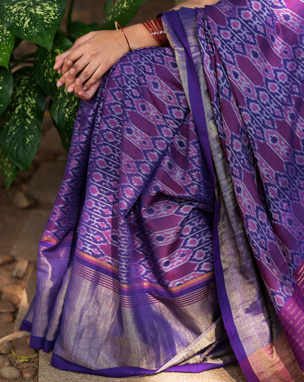 DIVISHA ERI IKAT SAREE