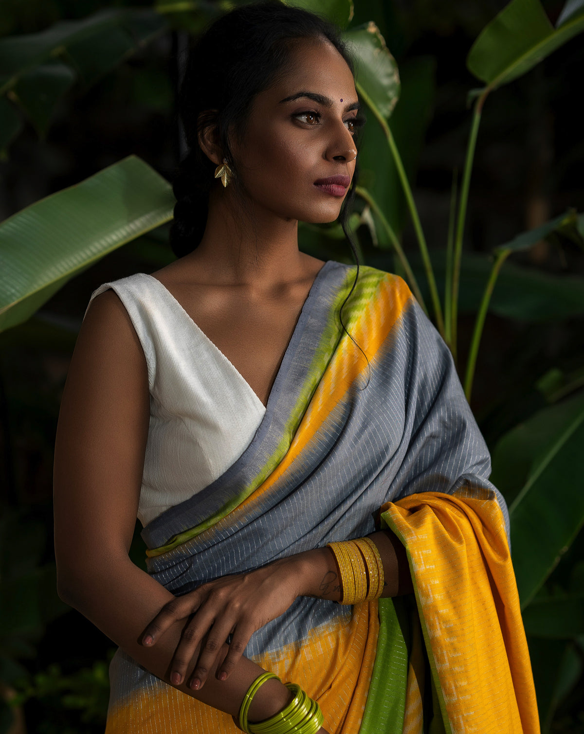 Trinayani Eri ikat Saree