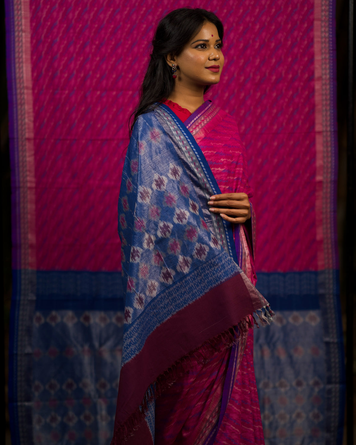 RADHA'S DREAM 2 - IKAT ERI SILK SAREE