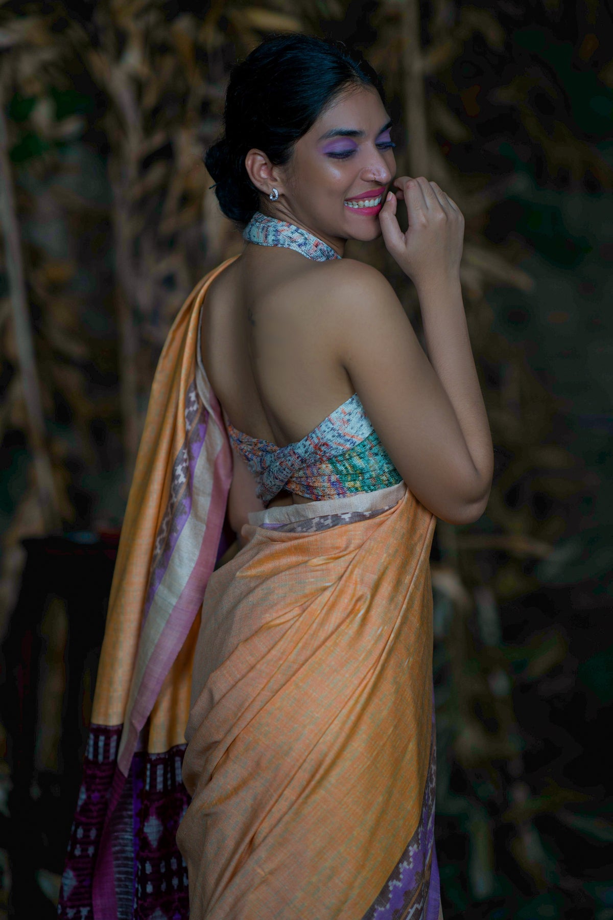 IT'S PEACHY! ERI SILK SAREE